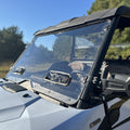Seizmik 24+ Kawasaki Ridge Ranch Tool Less Windshield - Hardcoated
