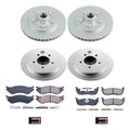 Power Stop 97-00 Ford Expedition Front & Rear Z17 Evolution Geomet Coated Brake Kit
