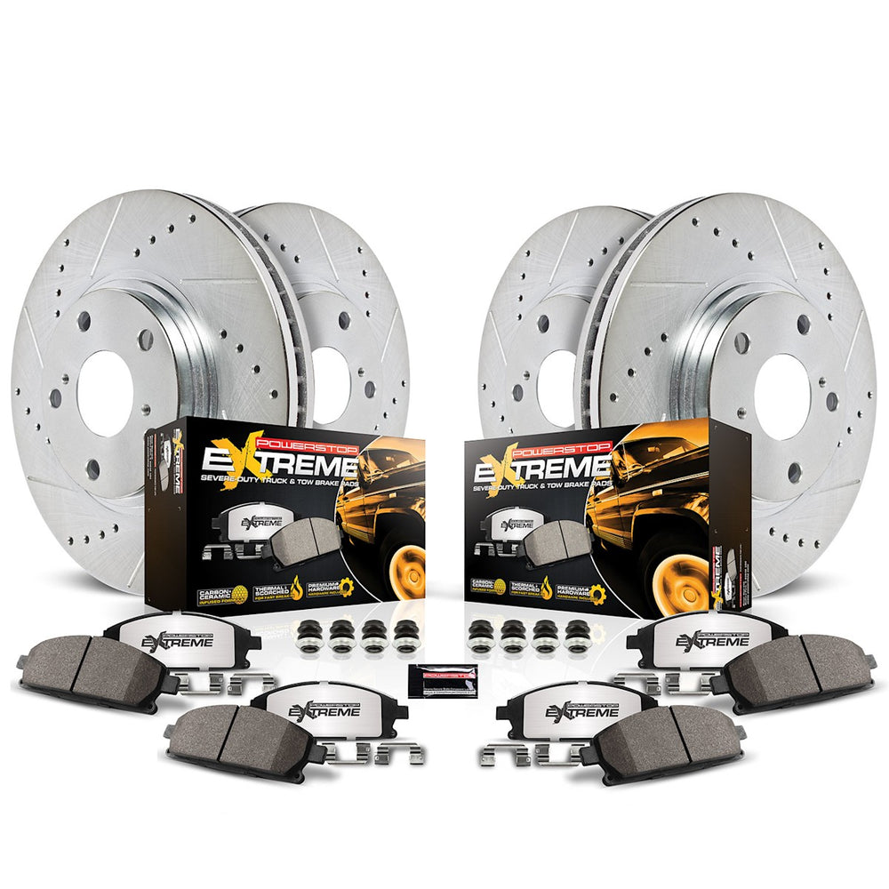 Power Stop 95-01 Ford Explorer Front & Rear Z23 Evolution Sport Brake Kit