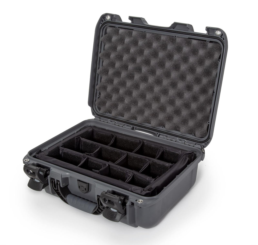NANUK 920 WATERPROOF HARD CASE W/LID ORG./DIVIDERGRAPHITE INTERIOR: 15 X 10.5 X 6.2IN