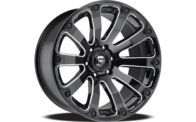 D598 20X10 5X5.0 GL-BLK-MIL -18MM