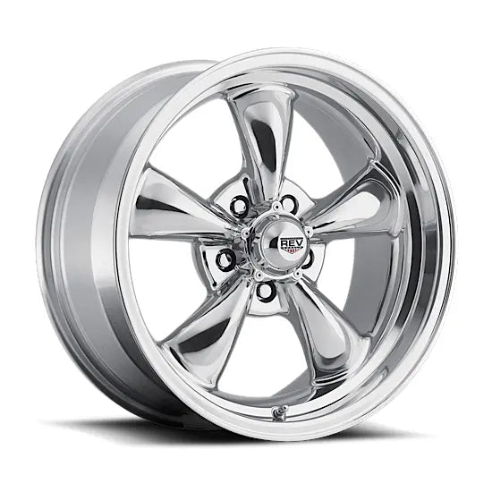 REV WHEELS 100 CLASSIC SERIES 18X8 5x120.65/5x4.75 +0MM OS POLISHED