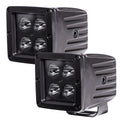 3 INCH 4 LED CUBE SPOT LIGHT (BLACKOUT SERIES - 2 LIGHT KIT)