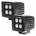 3 INCH 4 LED CUBE FLOOD LIGHT (BLACKOUT SERIES -2 LIGHT KIT)