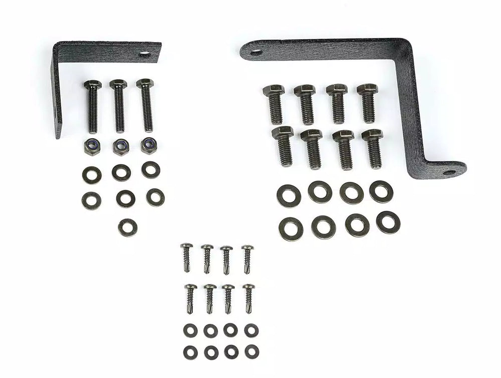 ~(58 lbs. 44X14X12)~ XHD Bumper Front Winch Mount No D-Rings 07-18 Wrangler JK