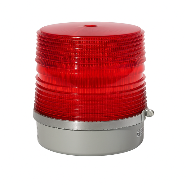 HALO ROTATING RED 8 LED, RED INNER
