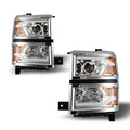 1415 CHEVY SILVERADO 1415 PROJECTOR DAYTIME RUNNING HEAD LIGHTCLEAR/CHROME