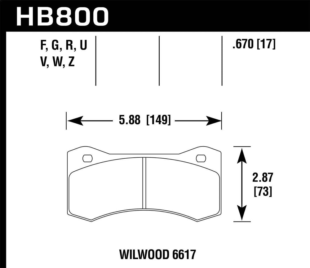 Hawk Performance Hawk Performance Street / Motorsports Crossover Pads