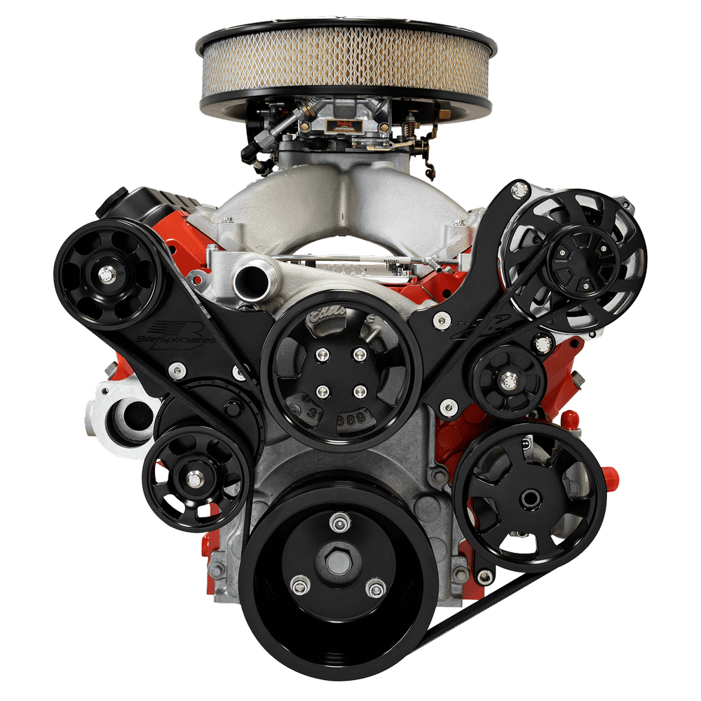 SERP SYS BLACK CHEVY LS7 TOP MNT NO