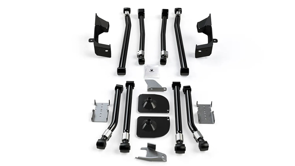 0718 JEEP WRANGLER JK/JKU ALPINE FRONT LONG FLEXARM & 2IN REAR STRETCH KIT
