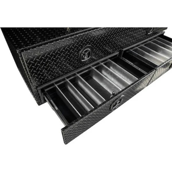 TOOL BOX 21X18X72"GLOSSBLK DIAMALU