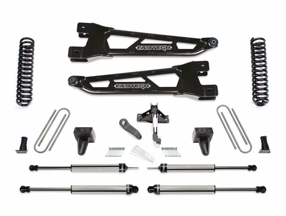 Fabtech 23-24 Ford F250/350 4WD Diesel 6in Radius Arm Lift Kit Dirt Logic 2.25 Shocks