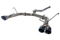 ETS Catback Exhaust System - Extreme - No Mufflers - Add Resonator - Blue Tips Subaru STI 2015