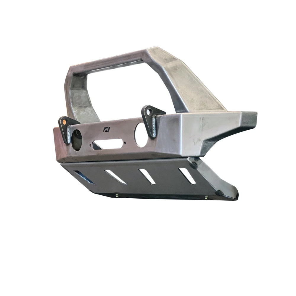 CRUSHER HD FRONT BUMPER FOR JEEP JK/JKU WITH BULL BAR AND SKIDPLATE