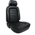 CLASSIC RECLINER RIGHT BLACK LEATHER