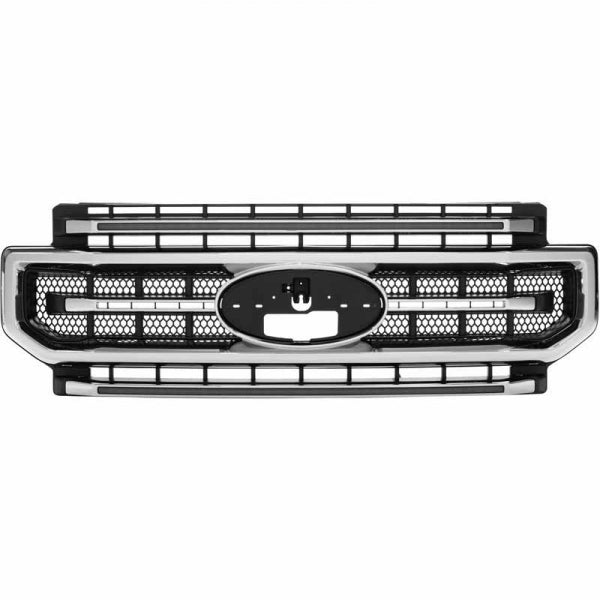 XBG LED Grille: Ford Super Duty (20-22) (Chrome Finish / White DRL)