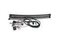 ~(12 lbs. 33X9X4)~ 32 Inch Curved LED RGB Light Bar Dual Row 180 Watt Spot Ultra Arc Accent Series Quad Lock/Interlock Quake LED