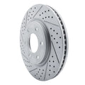 DFC 07-24 Infiniti Qx80 Front Left Drilled & Slotted Geoperformance Rotor