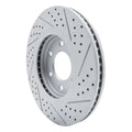 DFC 07-24 Infiniti Qx80 Front Left Drilled & Slotted Geoperformance Rotor