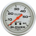 Autometer Ultra-Lite 2-5/8in Blower Pressure Gauge - 60PSI / Mechanical