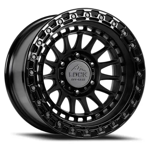 MATTE BLACK W GLOSS BLACK RING