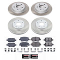 Power Stop 2016 Chevrolet Cruze Front and Rear Semi-Coated Rotor Kit