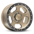 MT Canyon Pro Wheel 17X9 4.53 x 5x5.5 Hub Bore 4.256 Satin Bronze W/Black Lip Zinc Bolts Mickey Thompson