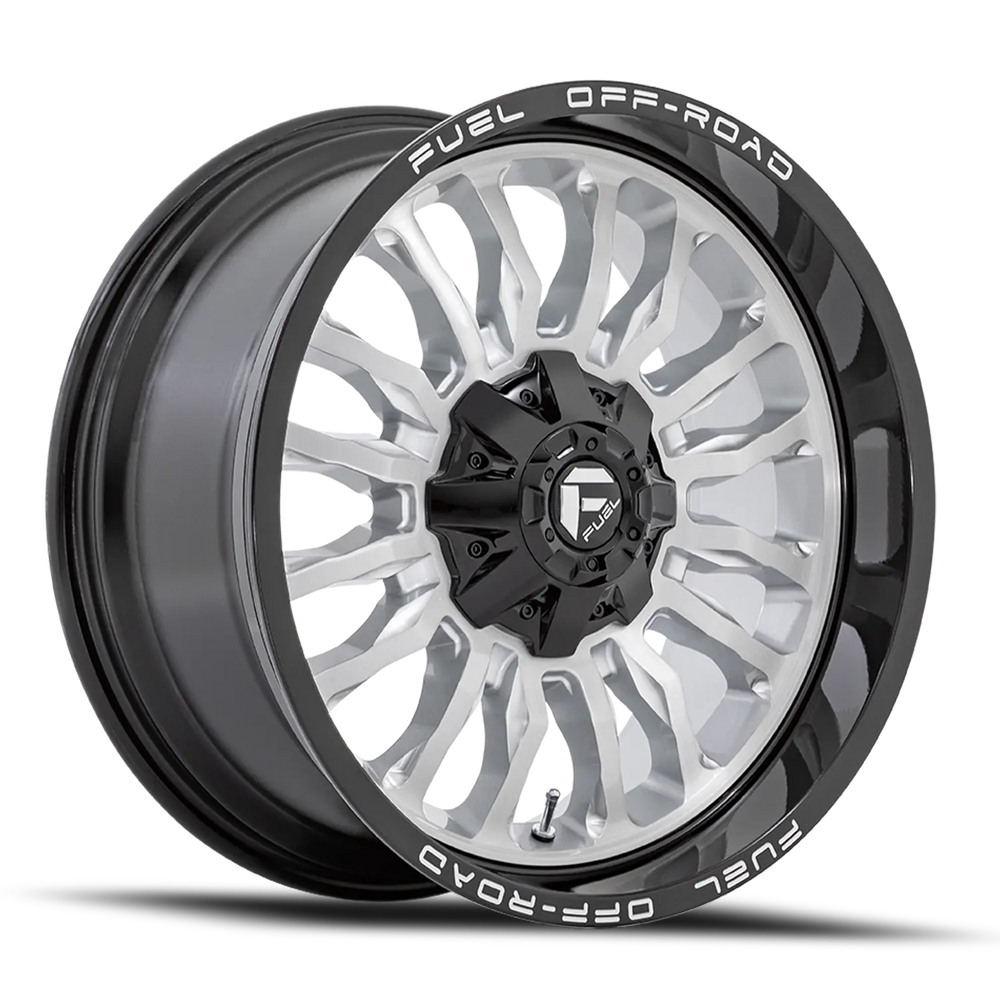 D798 20X10 5X5.0/5.5 SLVR-BRSH BLK-