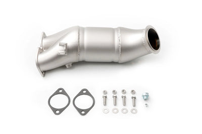 cp-e BMW N55 09- FITS ALL MODELS EVEN AWD QKspl Cast Bellmouth 5.00in Downpipes High Flow Metall