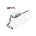 Cat Back Exhaust System 06-08 Dodge RAM 1500 5.7L Hemi 3 Inch Cat Back Single Pass With Muffler Aluminized Diamond Eye