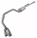 Cat-Back Exhaust System 14-20 Tundra Split Side Dual Exit 2.5 in Intermediate And 3 in Tail Pipe No Mufflers Hardware Incl Tip Incl Pypes Exhaust