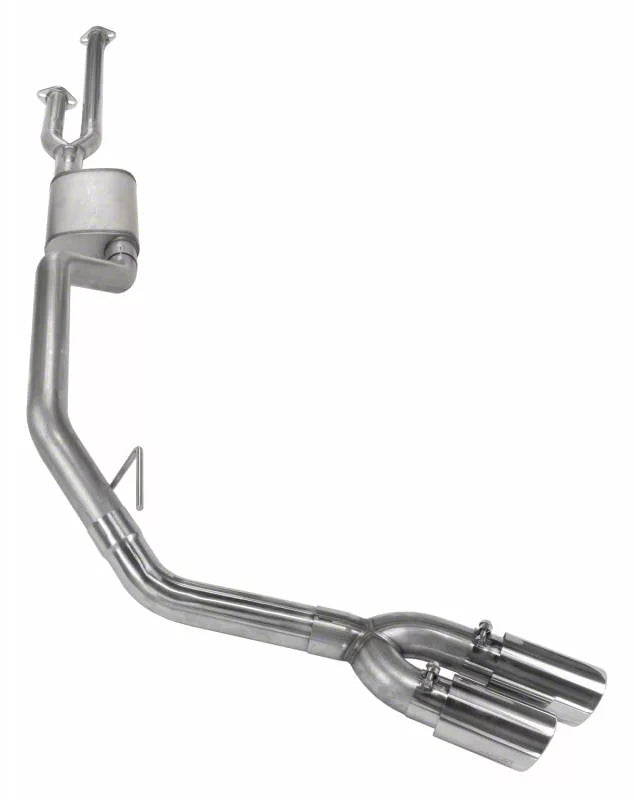 Cat-Back Exhaust System 14-20 Tundra Split Side Dual Exit 2.5 in Intermediate And 3 in Tail Pipe No Mufflers Hardware Incl Tip Incl Pypes Exhaust