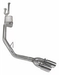 Cat-Back Exhaust System 14-20 Tundra Split Side Dual Exit 2.5 in Intermediate And 3 in Tail Pipe No Mufflers Hardware Incl Tip Incl Pypes Exhaust