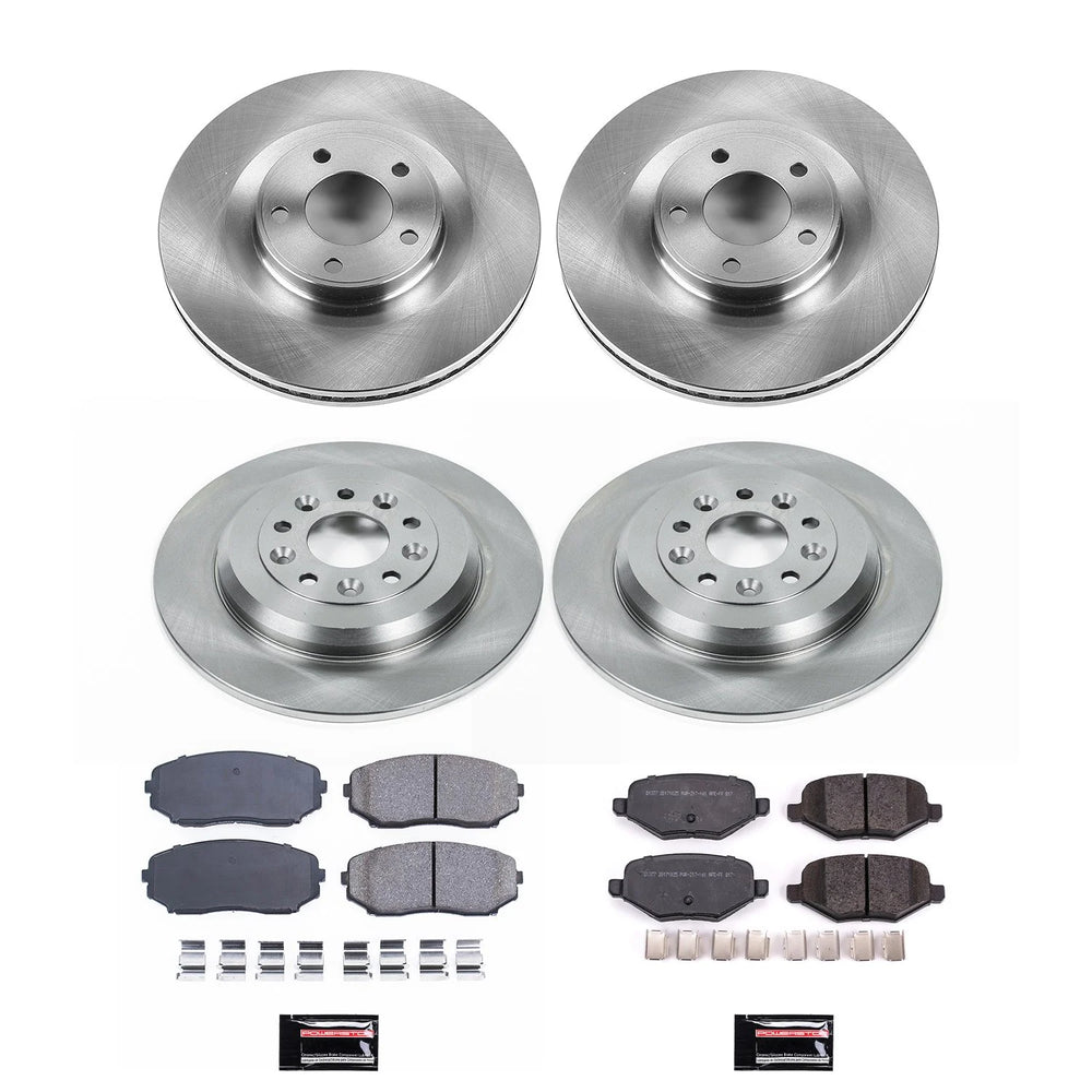 Power Stop 11-15 Ford Edge Front & Rear Autospecialty Brake Kit