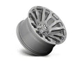 ~(42 lbs. 23X23X13)~ BLITZ PLATINUM 20x10 5x127.00 BRUSHED GUN METAL TINTED CLEAR (-18 mm)