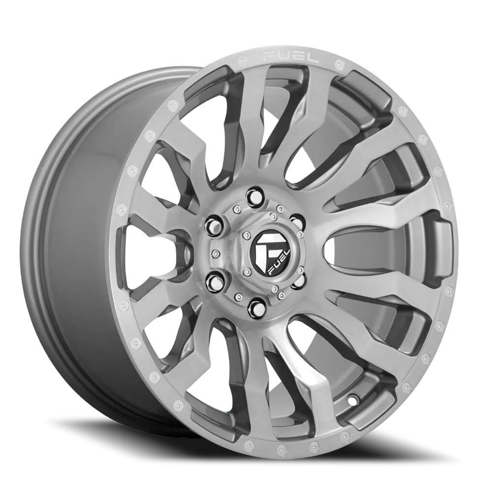 ~(42 lbs. 23X23X13)~ BLITZ PLATINUM 20x10 5x127.00 BRUSHED GUN METAL TINTED CLEAR (-18 mm)