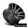 D615 20X9 5X5.0/5.5 GL-BLK-MIL 20MM