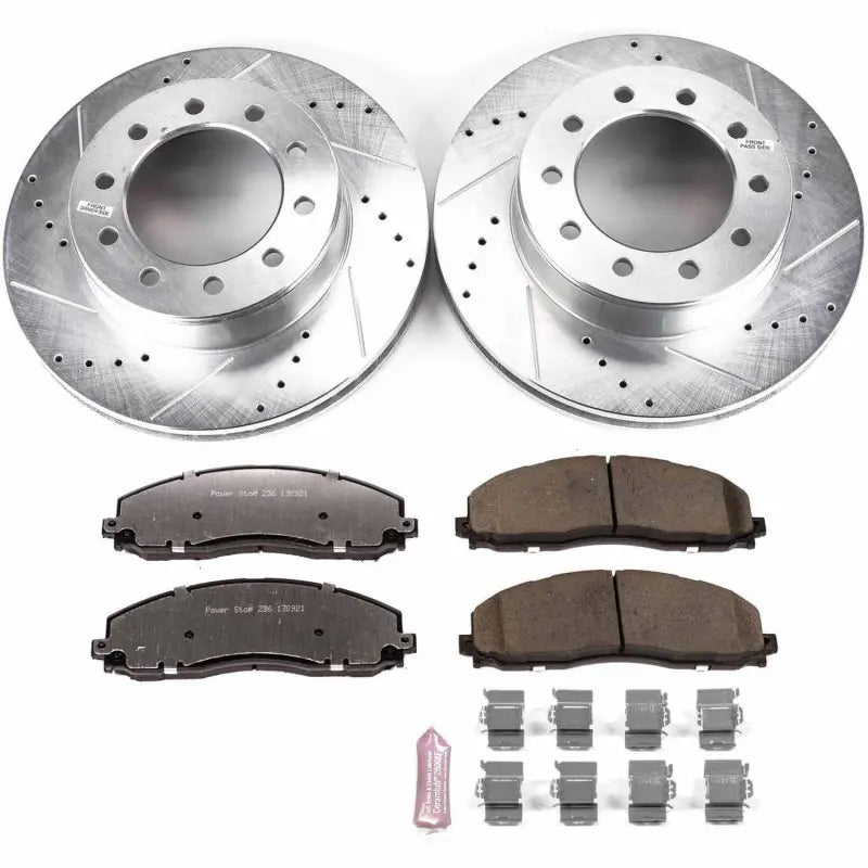 Power Stop 2016 Ford F-350 Super Duty Front Z23 Evolution Brake Kit