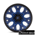 D827 20X10 6X5.5 DK-BLUE BLK-RG -18