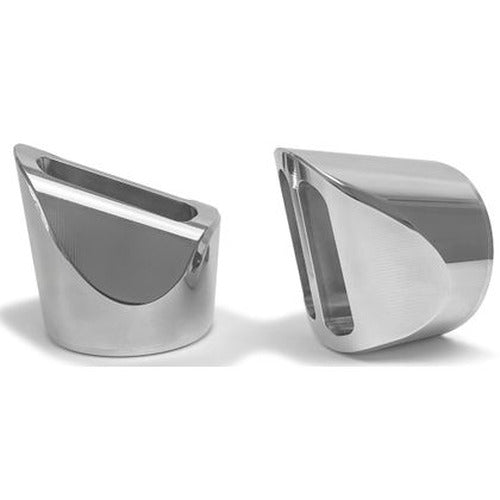 Remus 2021+ BMW R 18 (Euro 5) Black Slip On - Left & Right Side w/Slash Cut V1 End Caps - Silver