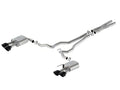 Ford Racing 2024 Mustang 5.0L Sport Non-Active Cat-Back Exhaust w/Valance - Black Tip
