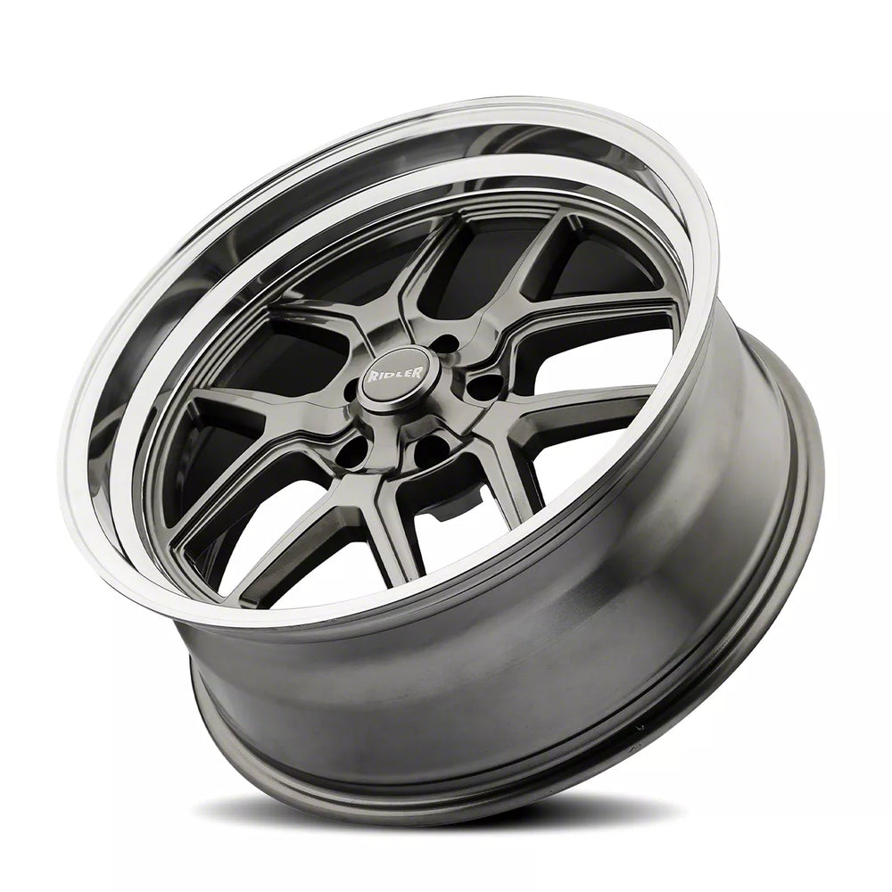 RIDLER 610 GLOSS GREY POLISHED 17X7 5-120.65 0MM 83.82MM