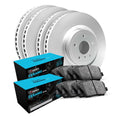 R1 Concepts Brake Rotor- Carbon Coated with Ceramic Pads Fits Volkswagen Beetle