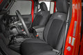 ~(10 lbs. 28X21X8)~ Jeep Neoprene Seat Cover Set Black [2020 Gladiator JT]