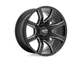 MO804 SPIDER 22X12 5X5.0/5.5 44MM GLOSS BLACK MILLED
