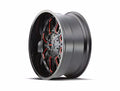 ~(40 lbs. 22X22X10)~ COGENT (8107) BLACK W/PRISM RED 20X9 6-135/6-139.7 18mm 106mm