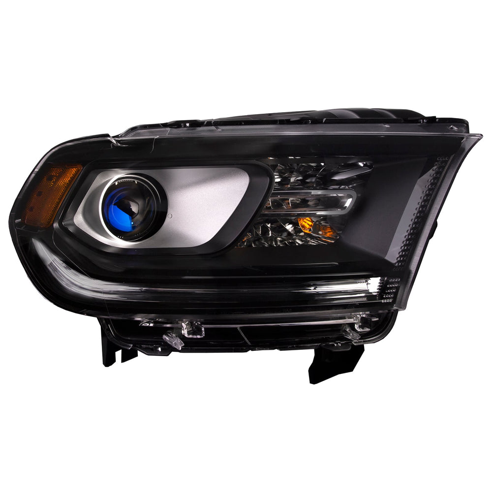 DG DURANGO 1415 HEADLIGHT ASSY(W/ DRL)(HALOGEN)(BLACK TRIM)