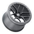 Weld 15-21 Audi RS3 RM105 18x8.5 / 5x112mm BP / 6.5in. BS Matte Black Wheel - Single Beadlock
