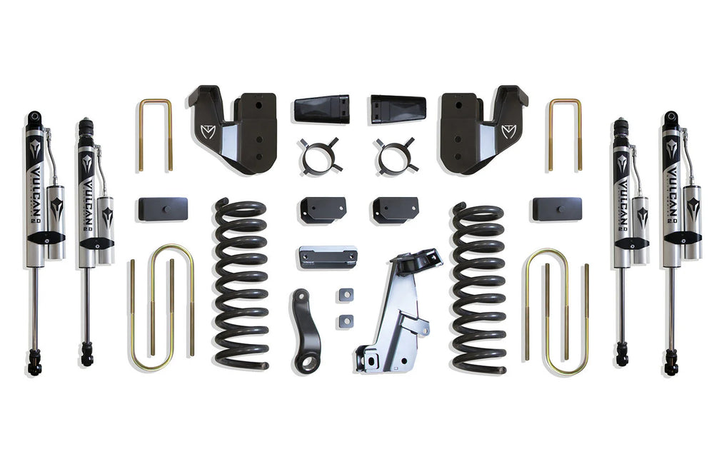 1318 RAM 3500 4WD BASIC 4IN LIFT KIT W/ RADIUS ARM BRACKETS & VULCAN 2.0 RESERVOIR SHOCKS