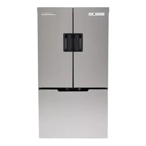 SUNRISE 15 CU FT 12V DC REFRIGERATOR BLACK GLASS